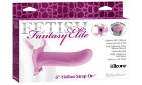 PD 4526-11 ФАЛЛОПРОТЕЗ FETISH FANTASY ELITE 6" HOLLOW STRAP-ON