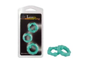 sk3310-05 Набор эрекционных колец, зеленые