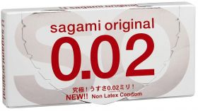 sag-or-002-2 Презервативы SAGAMI Original 002 полиуретановые 2шт.