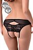741031 ЭРОТИЧЕСКИЕ ТРУСИКИ EROLANTA DORA, ЧЕРНЫЙ (42-44)
