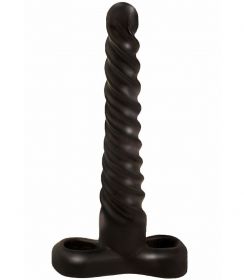 425300 Плаг-массажёр для простаты чёрный в ламинате