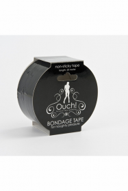 OUBT001BLK Скотч-лента для бондажа Bondage Tape - 20 метров
