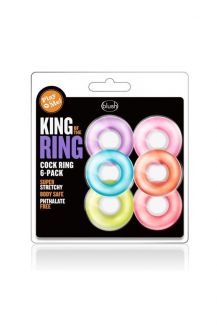 BL-93652 Набор из 6 эрекционных колец King of the Ring BL-93652 Набор из 6 эрекционных колец King of the Ring