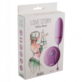 1800-02LOLA ВИБРОЯЙЦО НА ПУЛЬТЕ УПРАВЛЕНИЯ LOVE STORY MATA HARI PURPLE