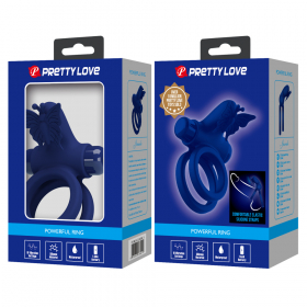 BI-210296-3 Эрекционное кольцо с вибростимуляцией клитора Pretty love BI-210296-3 Эрекционное кольцо с вибростимуляцией клитора Pretty love