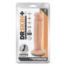 BL-14923 Телесный фаллоимитатор-реалистик 6 Inch Posable Dildo - 16,5 см.