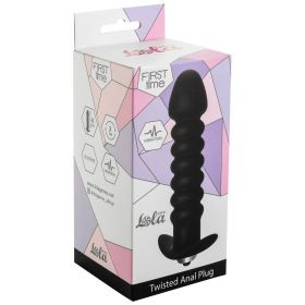 5007-03 АНАЛЬНАЯ ПРОБКА С ВИБРАЦИЕЙ TWISTED ANAL PLUG BLACK