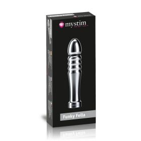 46135 Ребристый фаллоимитатор электростимулятор Mystim Funky Fella Rill Dildo (Mystim-Roundplug)