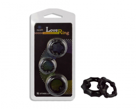 sk3310-1 Набор эрекционных колец, черные