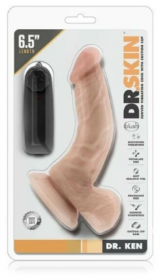 LB-13482 Вибратор на присоске, телесный, многоскоростной, ПВХ, 13cm * 3.5cm