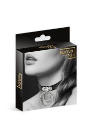 606 003 0 010 Чокер с кольцом черный COLLIER FETISH NOIR