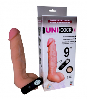 083313 НАСАДКА НА HARNESS С ВИБРАЦИЕЙ 12 РЕЖИМОВ UNICOCK 9"D