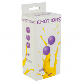 4014-01 ВАГИНАЛЬНЫЕ ШАРИКИ БЕЗ СЦЕПКИ EMOTIONS LEXY SMALL PURPLE