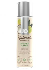 JO40125 Массажное масло JO - Coconut & Lime/Кокос и лайм 120 mL
