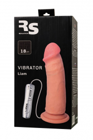 981039-1 Реалистичный вибратор RealStick Elite Vibro Liam, TPR, телесный, 7 режимов вибрации, 18 см 981039-1 Реалистичный вибратор RealStick Elite Vibro Liam, TPR, телесный, 7 режимов вибрации, 18 см