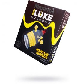 Презервативы Luxe Maxima «Yellow Devil» с усиками, упаковка 1 шт