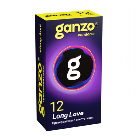 0701-086 ПРЕЗЕРВАТИВЫ GANZO LONG LOVE № 12 BLACK EDITION (пролонгирующие с анестетиком) 0701-086 ПРЕЗЕРВАТИВЫ GANZO LONG LOVE № 12 BLACK EDITION (пролонгирующие с анестетиком)