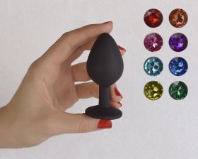 8052-1 - Плуг анальный, силиконовый, 34 мм