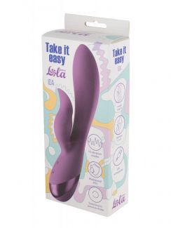 9028-02LOLA ПЕРЕЗАРЯЖАЕМЫЙ ВИБРАТОР TAKE IT EASY IDA