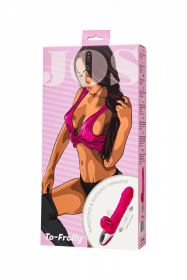 783043 Вибратор с вакуум-волновой стимуляцией To-Frolly розовый 21,5 см