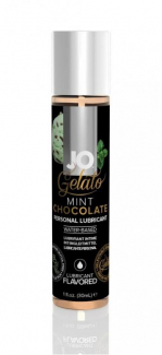 JO41022 Вкусовой лубрикант "Мятный Шоколад" на водной основе JO Gelato Mint Chocolate (30 мл)
